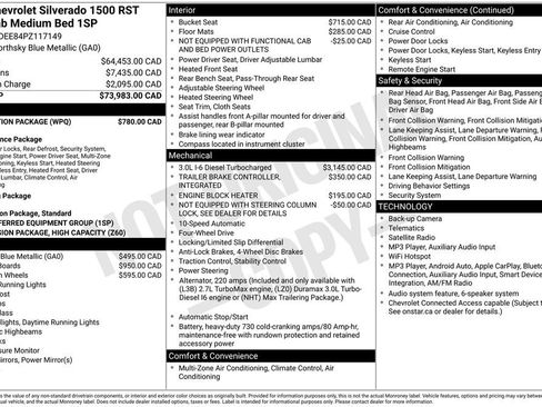 Used 2023 Chevrolet Silverado 1500 RST w/ Protection Package AWD/4WD image 32