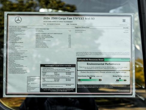 New 2026 Mercedes-Benz Sprinter 2500 image 20