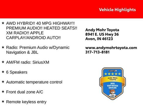 Used 2022 Toyota Venza XLE AWD/4WD image 2