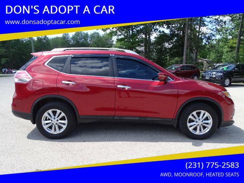 Used 2015 Nissan Rogue AWD w/ SV Moonroof Package image 1