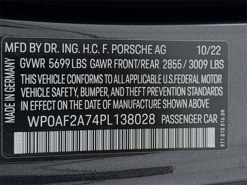 Certified 2023 Porsche Panamera Turbo S w/ Premium Package image 38