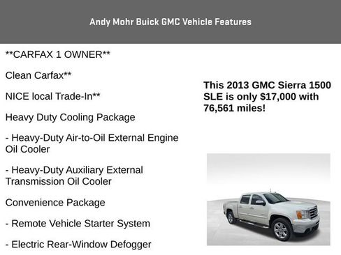 Used 2013 GMC Sierra 1500 SLE w/ Power Tech Package image 4