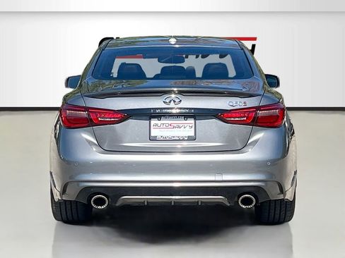 Used 2022 INFINITI Q50 Red Sport 400 w/ Carbon Fiber Package RWD image 6