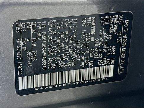 Used 2023 Nissan Rogue SV FWD image 12