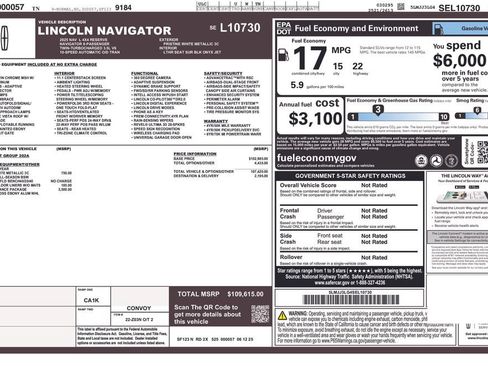 Used 2025 Lincoln Navigator L Reserve w/ Jet Appearance Package AWD/4WD image 23