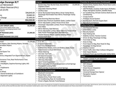 Used 2019 Dodge Durango R/T w/ Technology Group image 17