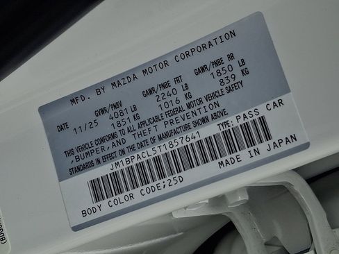 New 2026 MAZDA MAZDA3 2.5 S Sedan w/ Preferred Pkg FWD image 17