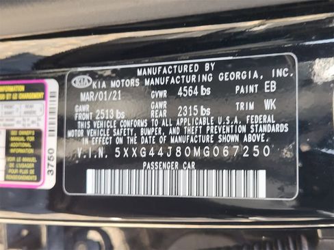 Used 2021 Kia K5 GT w/ GT1 Package image 34