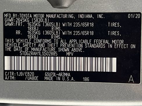 Used 2020 Toyota Highlander XLE image 74