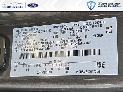 New 2026 Ford F150 Tremor w/ Equipment Group 402B AWD/4WD image 36