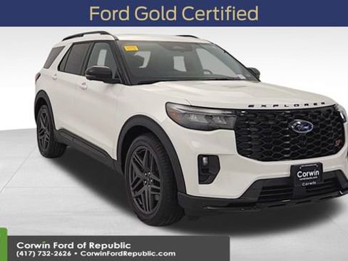 Certified 2025 Ford Explorer ST w/ Sun And Sound Package image 1
