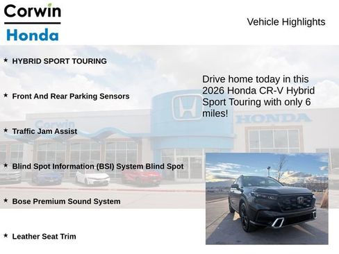 Used 2026 Honda CR-V Sport Touring image 6