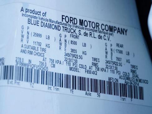 Used 2015 Ford F650 2WD Crew Cab Super Duty image 53