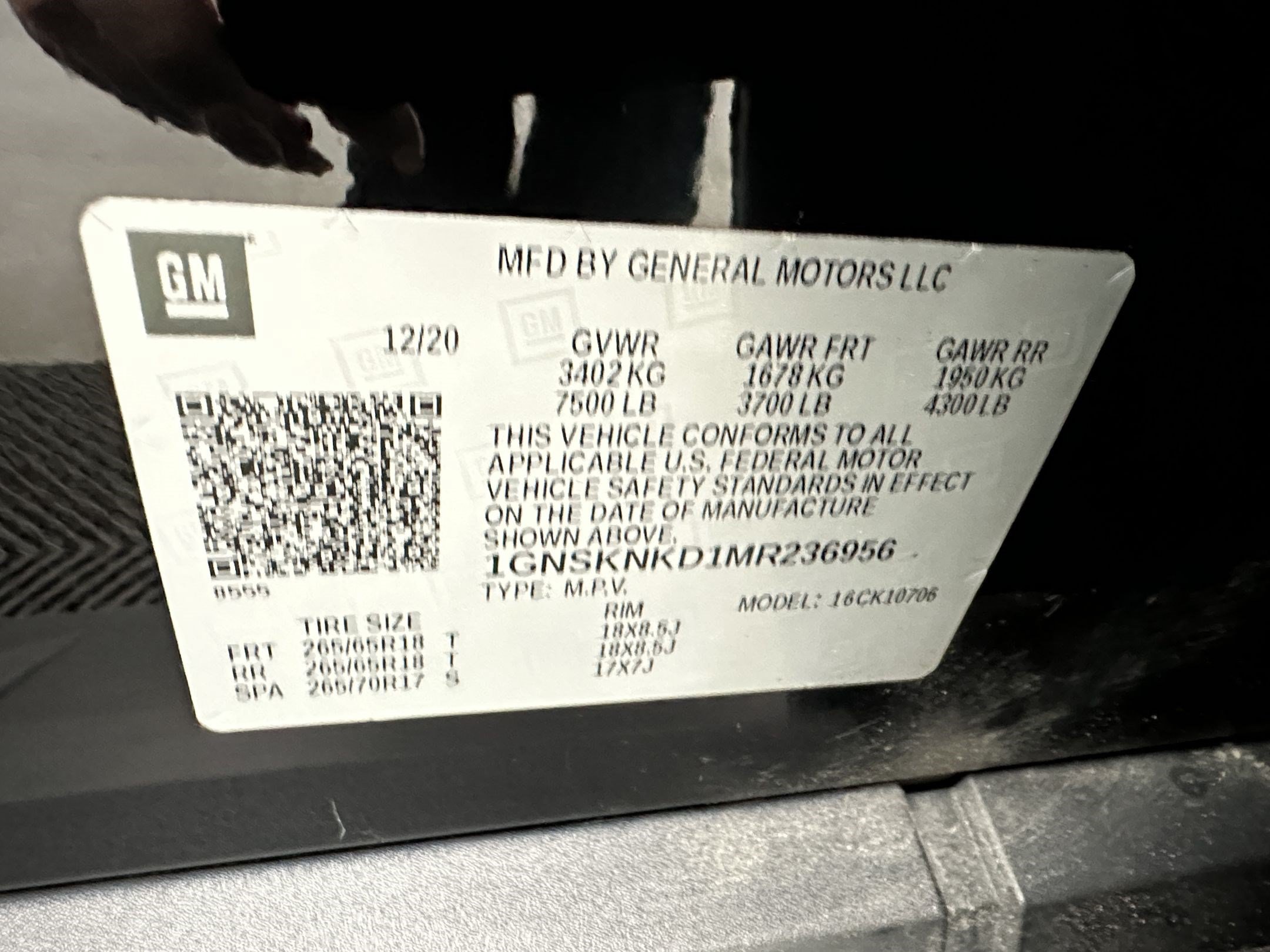 Certified 2021 Chevrolet Tahoe LT AWD/4WD image 26