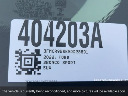 Used 2022 Ford Bronco Sport Big Bend w/ Convenience Package AWD/4WD image 19