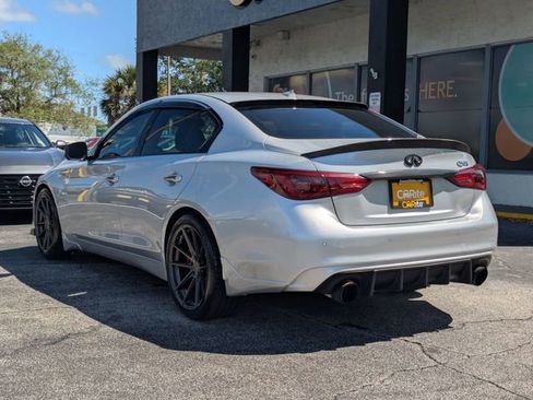 Used 2018 INFINITI Q50 Red Sport 400 w/ Sensory Package (Sport) image 7