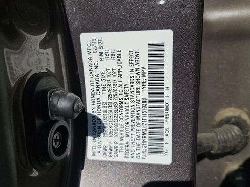 Used 2015 Honda CR-V EX-L image 16