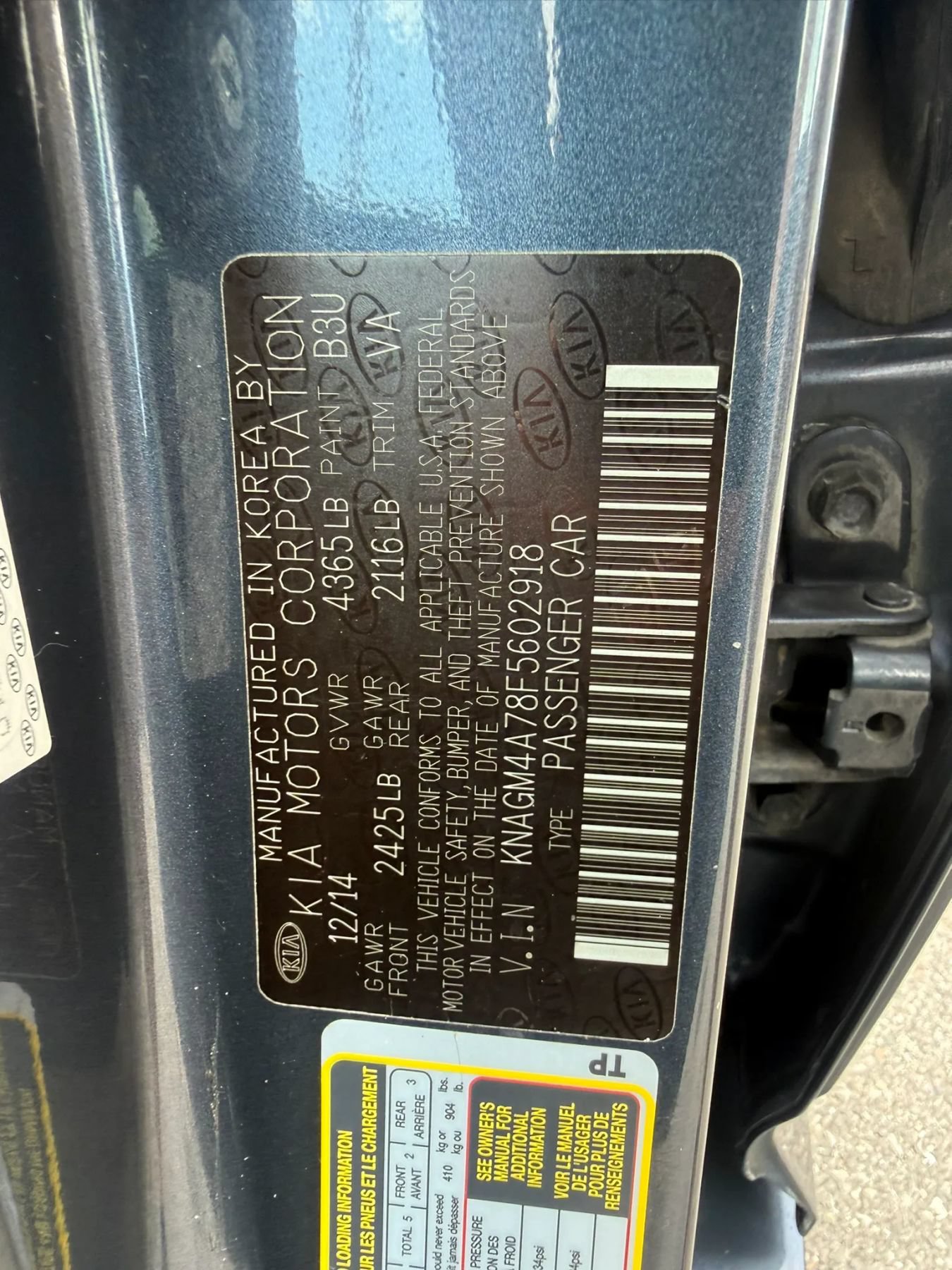 Used 2015 Kia Optima LX FWD image 28
