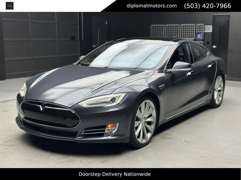 Used 2015 Tesla Model S P85D AWD/4WD image 1