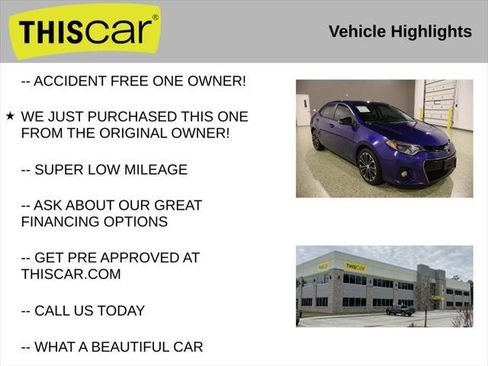Used 2014 Toyota Corolla S image 9