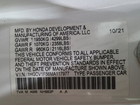 Used 2021 Honda Accord EX-L image 33
