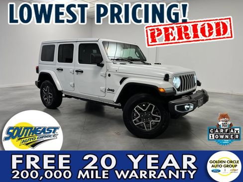 Used 2025 Jeep Wrangler Unlimited Sahara AWD/4WD image 1