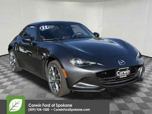 Used 2022 MAZDA MX-5 Miata RF Grand Touring w/ Weather Package RWD image 1