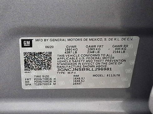 Used 2020 Chevrolet Trax LS w/ Tint and Cruise Package image 25