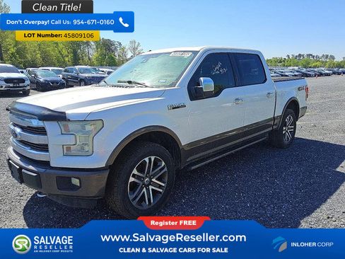 Used 2016 Ford F150 Lariat w/ Equipment Group 502A Luxury AWD/4WD image 1