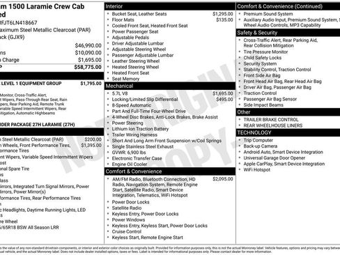 Used 2020 RAM 1500 Laramie image 14
