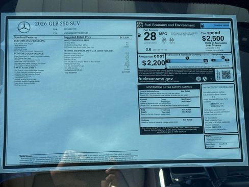 New 2026 Mercedes-Benz GLB 250 image 31