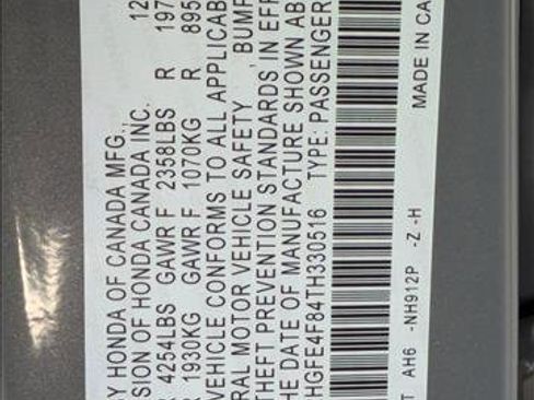 Used 2026 Honda Civic FWD Hybrid Sedan image 26