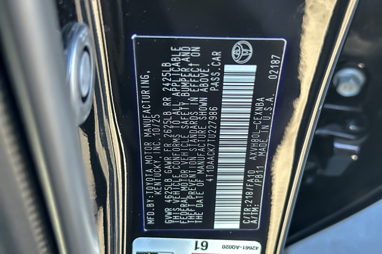Certified 2026 Toyota Camry LE FWD image 26