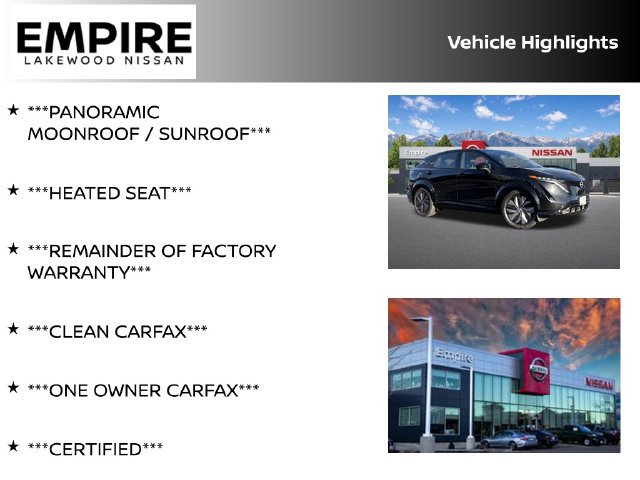 Certified 2024 Nissan Ariya AWD image 4