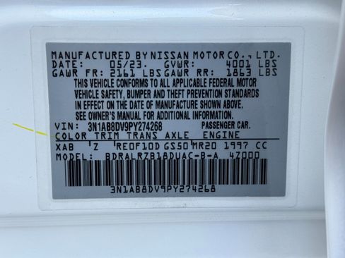 Used 2023 Nissan Sentra SR w/ Midnight Edition Package FWD image 37