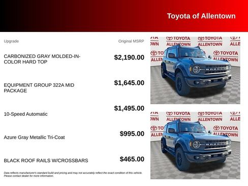 Used 2024 Ford Bronco Black Diamond AWD/4WD image 5