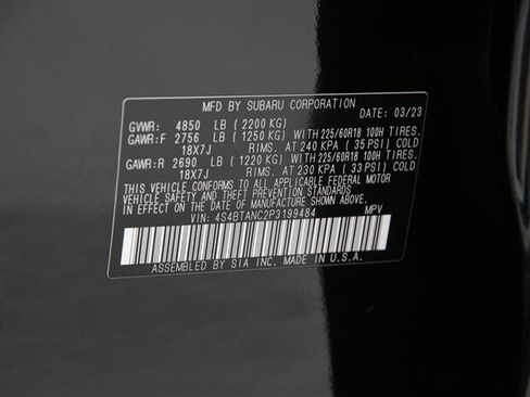 Used 2023 Subaru Outback Limited image 22