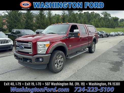 Used 2015 Ford F350 King Ranch w/ Snow Plow Prep Package AWD/4WD image 1