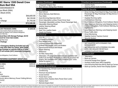 Certified 2022 GMC Sierra 1500 Denali w/ Technology Package image 4