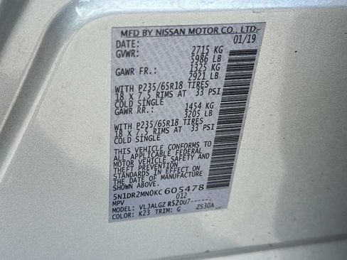 Used 2019 Nissan Pathfinder SL FWD image 19