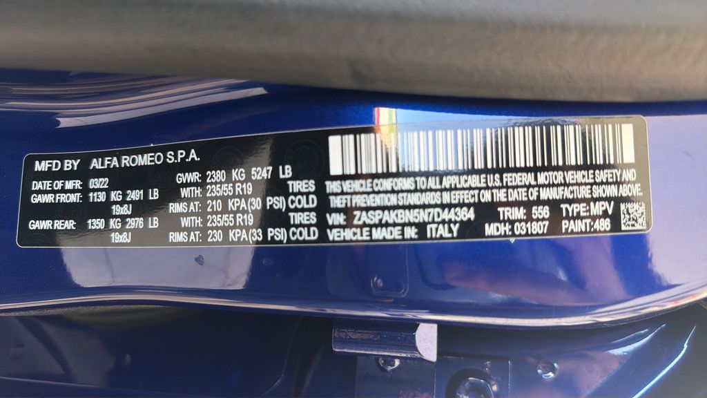 Used 2022 Alfa Romeo Stelvio Ti AWD/4WD image 15