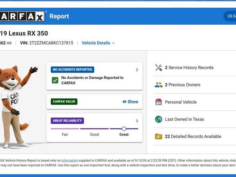 Used 2019 Lexus RX 350 FWD w/ Premium Package image 21