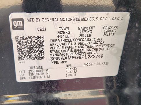Used 2023 Chevrolet Equinox RS w/ LPO, Floor Liner Package FWD image 32