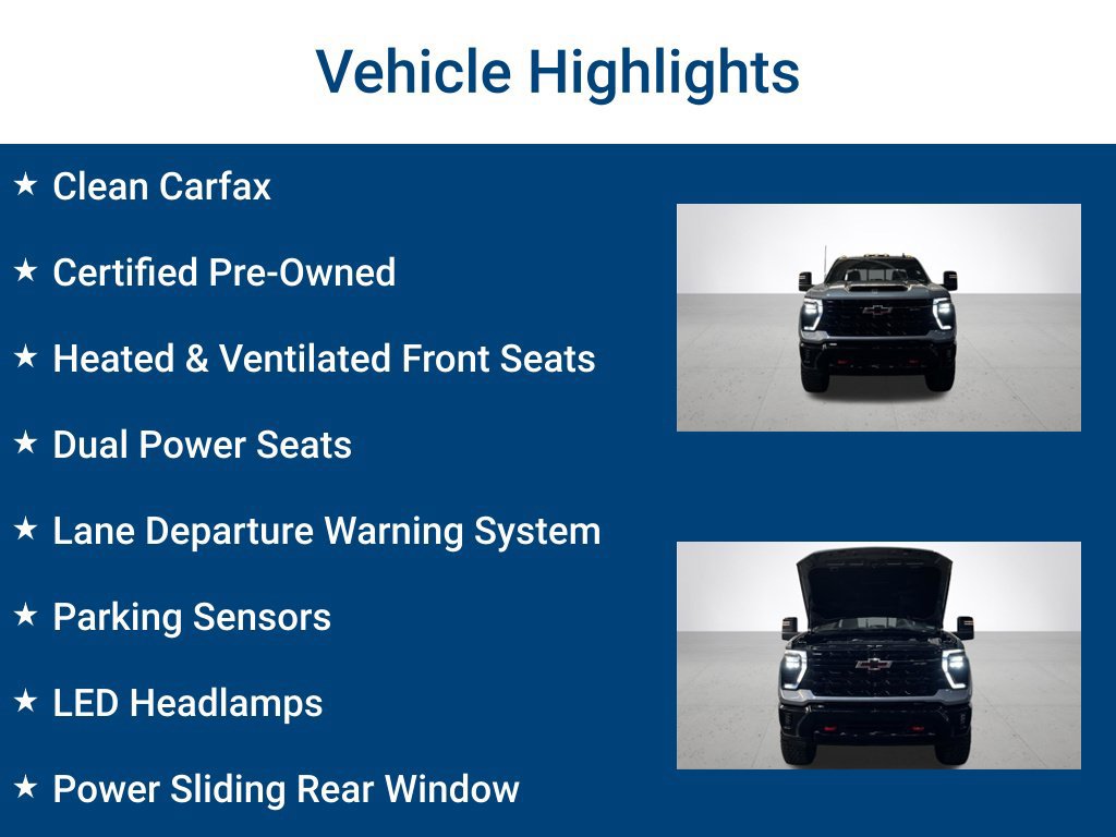 Certified 2024 Chevrolet Silverado 2500 ZR2 w/ Technology Package AWD/4WD image 3