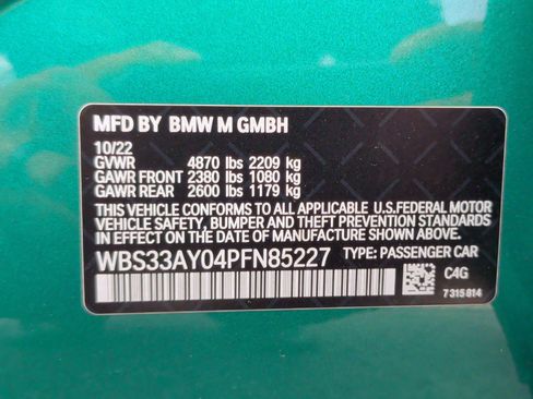 Used 2023 BMW M3 Competition w/ M Carbon Exterior Package image 40