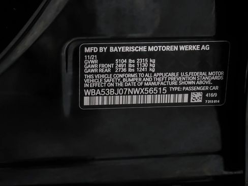 Used 2022 BMW 540i w/ M Sport Package image 71