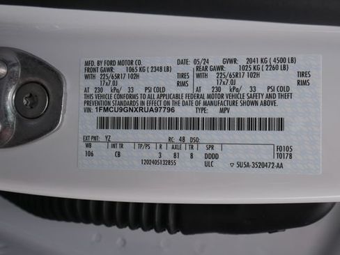 Used 2024 Ford Escape Active AWD/4WD image 27