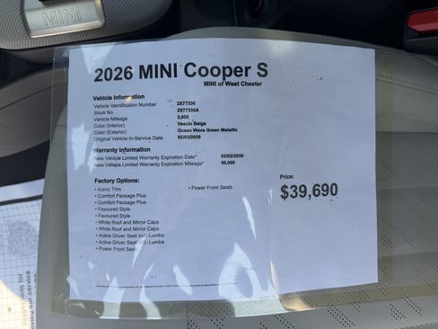 Used 2026 MINI Cooper S FWD image 16