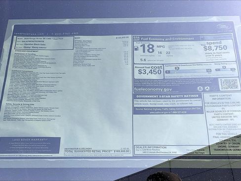 New 2026 Land Rover Range Rover Long Wheelbase SE image 19