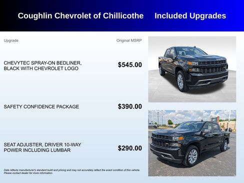 Used 2022 Chevrolet Silverado 1500 Custom w/ Safety Confidence Package AWD/4WD image 3